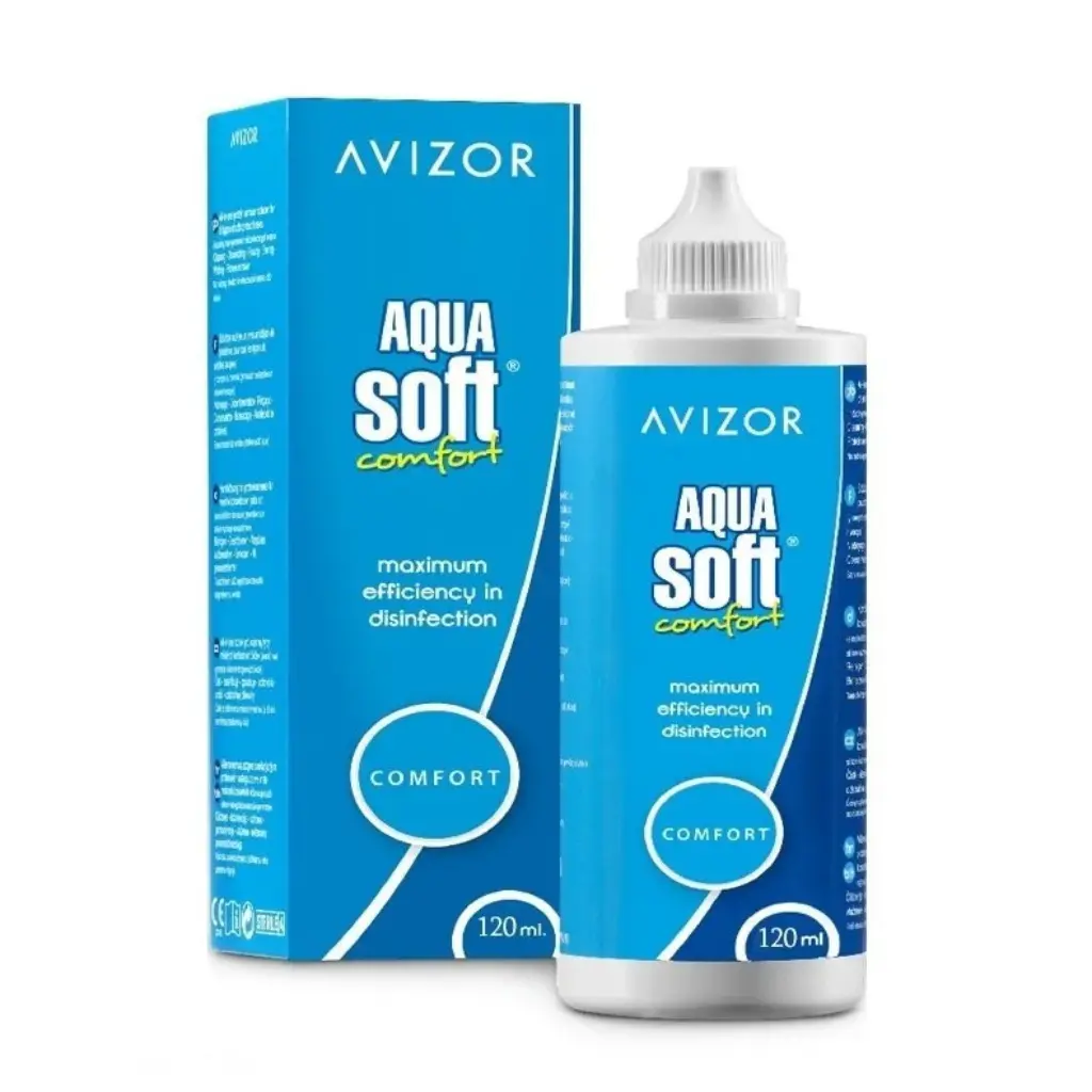 Aquasoft Avizor Sol Lentilles 120ml Liquide